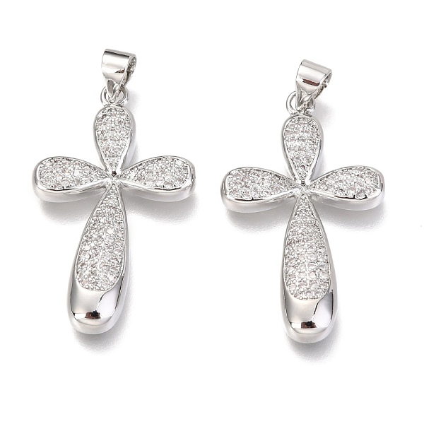 PandaHall Brass Micro Pave Clear Cubic Zirconia Pendants, Cross, Real Platinum Plated, 31x19x3mm, Hole: 3mm Brass+Cubic Zirconia Cross Clear
PandaHall Brass Micro Pave Clear Cubic Zirconia Pendants, Cross, Real Platinum Plated, 31x19x3mm, Hole: 3mm Brass+Cubic Zirconia Cross Clear