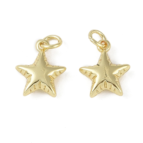 PandaHall Brass Pendant with Jump Ring, Heart/Star Charm, Star, 13.5x11x4mm, Hole: 3mm Brass Star
PandaHall Brass Pendant with Jump Ring, Heart/Star Charm, Star, 13.5x11x4mm, Hole: 3mm Brass Star