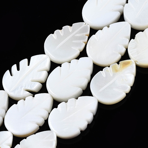 PandaHall Natural Freshwater Shell Beads Strands, Leaf, 15x10x2~3mm, Hole: 1mm, about 26pcs/strand, 14.96~15.12 inch(38~38.4cm) Freshwater...
PandaHall Natural Freshwater Shell Beads Strands, Leaf, 15x10x2~3mm, Hole: 1mm, about 26pcs/strand, 14.96~15.12 inch(38~38.4cm) Freshwater...