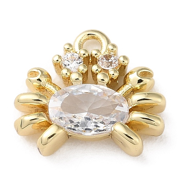 PandaHall Brass Micro Pave Cubic Zirconia Pendant, Marine Animal, Golden, Crab, 10.5x11.5x3mm, Hole: 1.4mm Brass+Cubic Zirconia Crab Clear
PandaHall Brass Micro Pave Cubic Zirconia Pendant, Marine Animal, Golden, Crab, 10.5x11.5x3mm, Hole: 1.4mm Brass+Cubic Zirconia Crab Clear