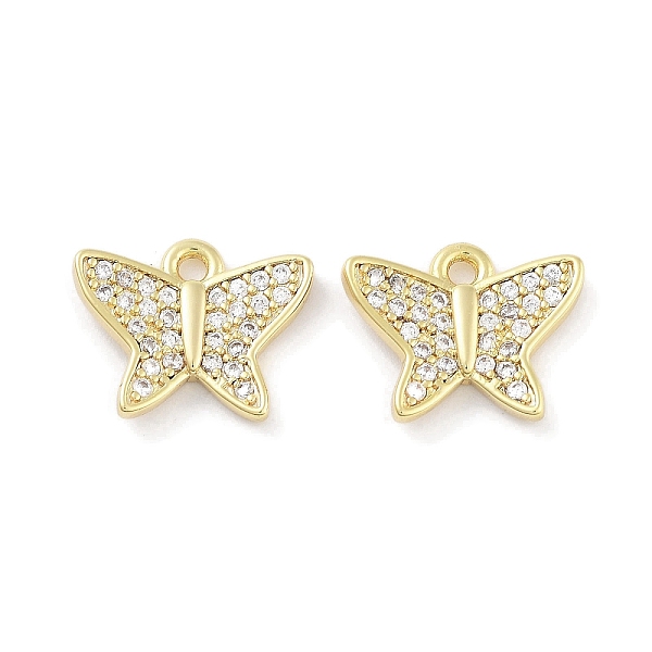 PandaHall Brass Micro Pave Clear Cubic Zirconia Pendants, Butterfly, Real 18K Gold Plated, 10.5x13x2mm, Hole: 1.2mm Brass+Cubic Zirconia...
PandaHall Brass Micro Pave Clear Cubic Zirconia Pendants, Butterfly, Real 18K Gold Plated, 10.5x13x2mm, Hole: 1.2mm Brass+Cubic Zirconia...