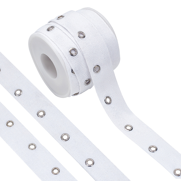 PandaHall BENECREAT 8 Yards Cotton Twill Tape Ribbons with Stainless Steel Eyelets, Flat, White, 1 inch(25mm) Cotton None White
PandaHall BENECREAT 8 Yards Cotton Twill Tape Ribbons with Stainless Steel Eyelets, Flat, White, 1 inch(25mm) Cotton None White