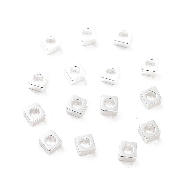 PandaHall Brass Beads, Cadmium Free & Lead Free, Square, 925 Sterling Silver Plated, 3x3x1.5mm, Hole: 1.6mm Brass Square
PandaHall Brass Beads, Cadmium Free & Lead Free, Square, 925 Sterling Silver Plated, 3x3x1.5mm, Hole: 1.6mm Brass Square