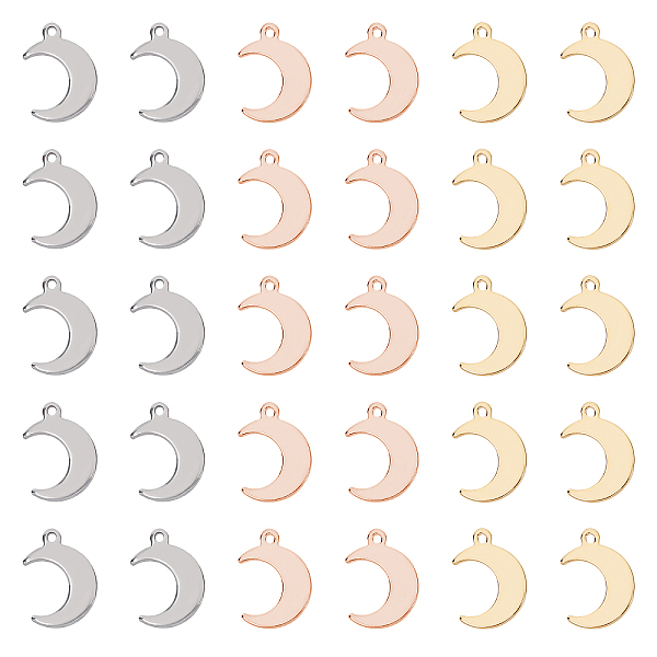 PandaHall Unicraftale 304 Stainless Steel Charms, Moon, Mixed Color, 15.5x11x1mm, Hole: 1mm, 3 colors, 40pcs/color, 120pcs/box Stainless...
PandaHall Unicraftale 304 Stainless Steel Charms, Moon, Mixed Color, 15.5x11x1mm, Hole: 1mm, 3 colors, 40pcs/color, 120pcs/box Stainless...