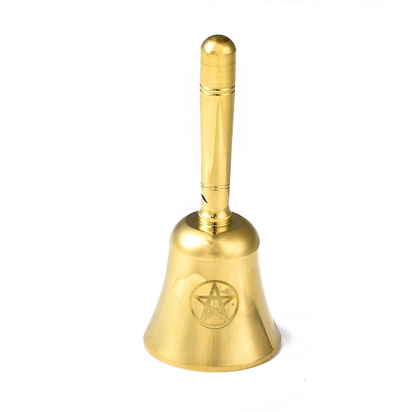 PandaHall Brass Hand Bell, Display Decoration, Service Bell, Dinner Bell, Tarot Ritual Meditation Alarm, Star Pattern, 98x42.5mm Brass Star
PandaHall Brass Hand Bell, Display Decoration, Service Bell, Dinner Bell, Tarot Ritual Meditation Alarm, Star Pattern, 98x42.5mm Brass Star