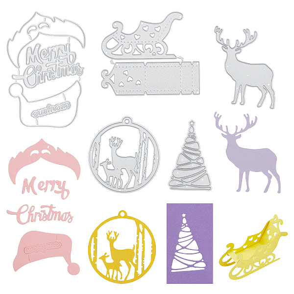 PandaHall Gorgecraft Christmas Theme Carbon Steel Cutting Dies Stencils, for DIY Scrapbooking/Photo Album, Decorative Embossing DIY Paper...
PandaHall Gorgecraft Christmas Theme Carbon Steel Cutting Dies Stencils, for DIY Scrapbooking/Photo Album, Decorative Embossing DIY Paper...