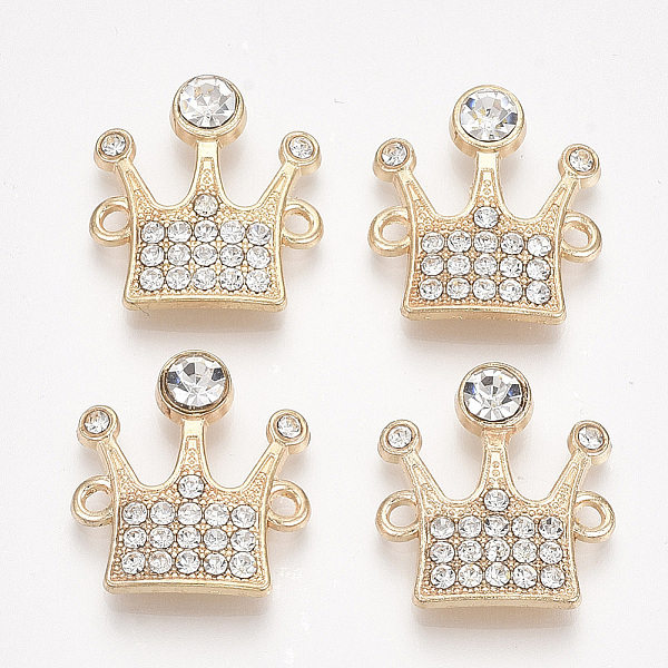 PandaHall Alloy Links connectors, with Rhinestone, Crown, Crystal, Golden, 19.5x18x3mm, Hole: 1.5mm Alloy+Rhinestone Crown Clear
PandaHall Alloy Links connectors, with Rhinestone, Crown, Crystal, Golden, 19.5x18x3mm, Hole: 1.5mm Alloy+Rhinestone Crown Clear