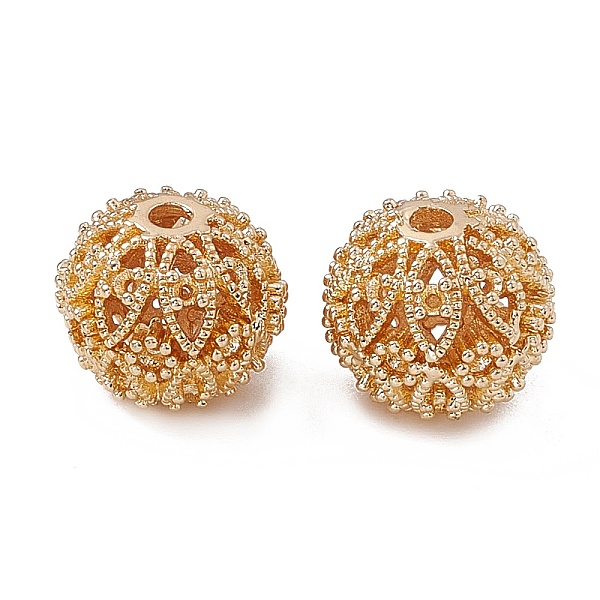 PandaHall Rack Plating Brass Beads, Long-Lasting Plated, Hollow, Round with Eye Pattern, Real 14K Gold Plated, 11.5x10mm, Hole: 2mm Brass...
PandaHall Rack Plating Brass Beads, Long-Lasting Plated, Hollow, Round with Eye Pattern, Real 14K Gold Plated, 11.5x10mm, Hole: 2mm Brass...