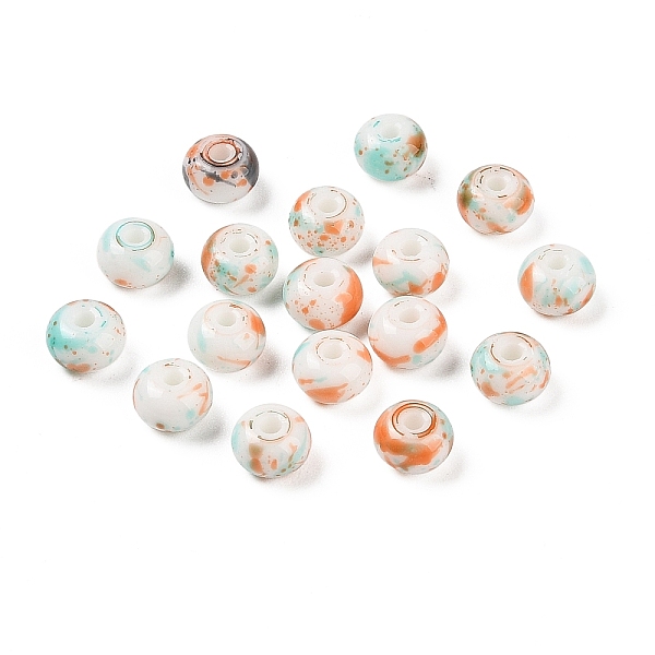 PandaHall Opaque Spray Painted Glass Beads, Rondelle, Coral, 8x5mm, Hole: 2mm, about 1041pcs/500g Glass Rondelle Red
PandaHall Opaque Spray Painted Glass Beads, Rondelle, Coral, 8x5mm, Hole: 2mm, about 1041pcs/500g Glass Rondelle Red