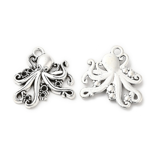 PandaHall Tibetan Style Alloy Pendant Rhinestone Settings, Octopus, Antique Silver, Fit for 0.9~1.4mm Rhinestone, 20x21x2mm, Hole: 1.8mm...
PandaHall Tibetan Style Alloy Pendant Rhinestone Settings, Octopus, Antique Silver, Fit for 0.9~1.4mm Rhinestone, 20x21x2mm, Hole: 1.8mm...