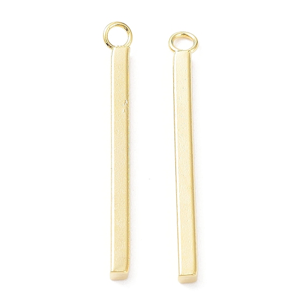 PandaHall 304 Stainless Steel Pendants, Bar Charm, Real 24K Gold Plated, 27.5x2x2mm, Hole: 2mm 304 Stainless Steel Others
PandaHall 304 Stainless Steel Pendants, Bar Charm, Real 24K Gold Plated, 27.5x2x2mm, Hole: 2mm 304 Stainless Steel Others