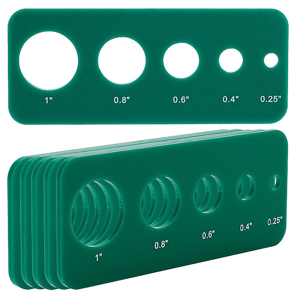 PandaHall Acrylic Safety Eye Insertion Tool for Toy Making, Doll Eyeball Gauge Board, Rectangle, Teal, 50x120x3mm, Hole: 6~25mm Acrylic..., Cyan
PandaHall Acrylic Safety Eye Insertion Tool for Toy Making, Doll Eyeball Gauge Board, Rectangle, Teal, 50x120x3mm, Hole: 6~25mm Acrylic..., Cyan