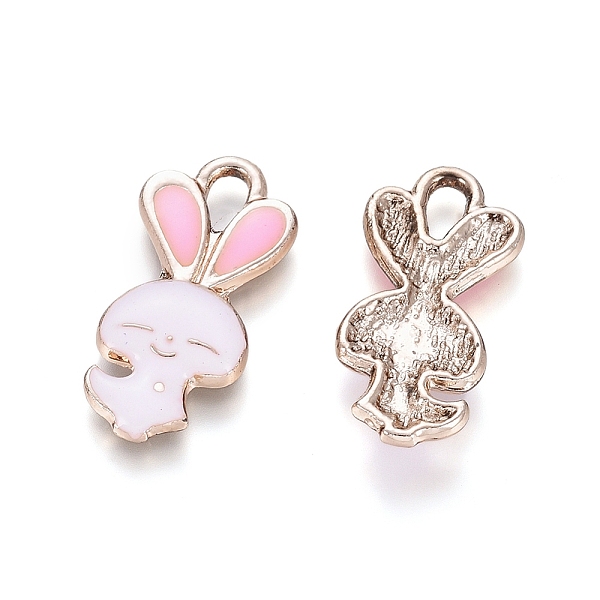PandaHall Light Gold Plated Alloy Pendants, with Enamel, Rabbit, White, 22x10.5x2.5mm, Hole: 4x2mm Alloy+Enamel Rabbit White
PandaHall Light Gold Plated Alloy Pendants, with Enamel, Rabbit, White, 22x10.5x2.5mm, Hole: 4x2mm Alloy+Enamel Rabbit White