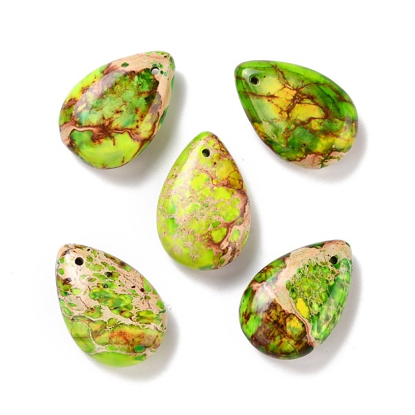PandaHall Natural Imperial Jasper Pendants, Dyed, Teardrop, 33~34x22~23x11.5~12.5mm, Hole: 1.5mm Imperial Jasper Teardrop
PandaHall Natural Imperial Jasper Pendants, Dyed, Teardrop, 33~34x22~23x11.5~12.5mm, Hole: 1.5mm Imperial Jasper Teardrop
