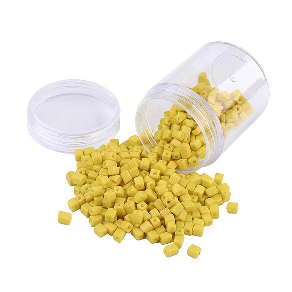 PandaHall Opaque Colors Glass Seed Beads, Round Hole, Cube, Yellow, 3~7x3x3mm, Hole: 0.5mm, about 400pcs/box Glass Cube Yellow
PandaHall Opaque Colors Glass Seed Beads, Round Hole, Cube, Yellow, 3~7x3x3mm, Hole: 0.5mm, about 400pcs/box Glass Cube Yellow