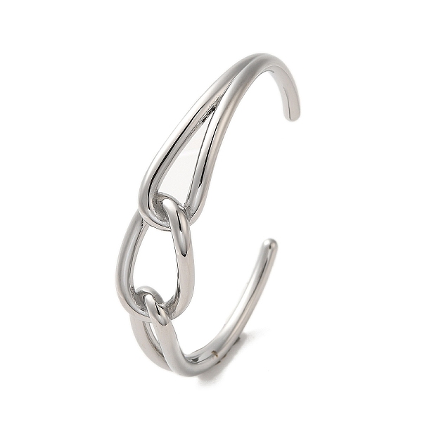 PandaHall 304 Stainless Steel Wire Wrap Cuff Bangles, Knot, Stainless Steel Color, Wide: 3.5~16mm, Inner Diameter: 2-3/8 inch(6.15cm) 304...
PandaHall 304 Stainless Steel Wire Wrap Cuff Bangles, Knot, Stainless Steel Color, Wide: 3.5~16mm, Inner Diameter: 2-3/8 inch(6.15cm) 304...