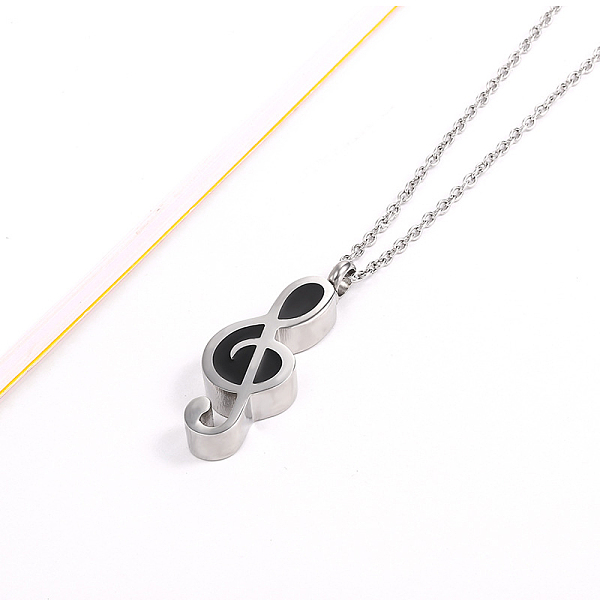 PandaHall Titanium Steel Urn Ashes Pendants, Musical Note, Stainless Steel Color, 37x13x6mm, Hole: 4mm Titanium Steel Musical Note Black
PandaHall Titanium Steel Urn Ashes Pendants, Musical Note, Stainless Steel Color, 37x13x6mm, Hole: 4mm Titanium Steel Musical Note Black