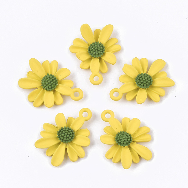 PandaHall Spray Painted Alloy Pendants, Flower/Daisy, Yellow, 20.5x16.5x4mm, Hole: 1.8mm Alloy Flower Yellow
PandaHall Spray Painted Alloy Pendants, Flower/Daisy, Yellow, 20.5x16.5x4mm, Hole: 1.8mm Alloy Flower Yellow