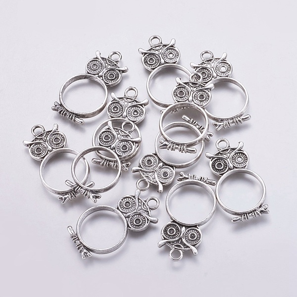 PandaHall Alloy Open Back Bezel Pendants, For DIY UV Resin, Epoxy Resin, Pressed Flower Jewelry, Owl, Antique Silver, Inner Diameter: 16.5mm...
PandaHall Alloy Open Back Bezel Pendants, For DIY UV Resin, Epoxy Resin, Pressed Flower Jewelry, Owl, Antique Silver, Inner Diameter: 16.5mm...
