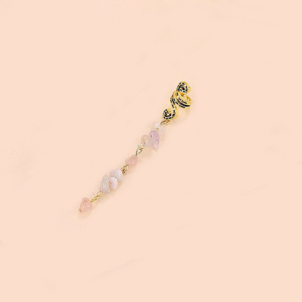 PandaHall Alloy Dreadlocks Beads, Rose Quartz Braiding Hair Pendants Decoration Clips, 85x10mm Rose Quartz
PandaHall Alloy Dreadlocks Beads, Rose Quartz Braiding Hair Pendants Decoration Clips, 85x10mm Rose Quartz