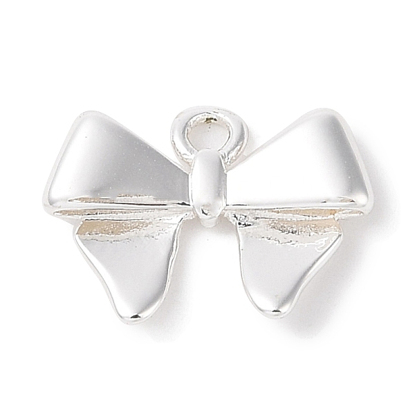 PandaHall Brass Charms, Bowknot, 925 Sterling Silver Plated, 10.5x14.5x2.5mm, Hole: 1.6mm Brass Bowknot
PandaHall Brass Charms, Bowknot, 925 Sterling Silver Plated, 10.5x14.5x2.5mm, Hole: 1.6mm Brass Bowknot