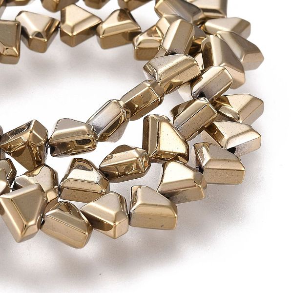 PandaHall Electroplate Non-Magnetic Synthetic Hematite Beads Strands, Triangle, Faceted, Antique Bronze Plated, 6x8x3.5mm, Hole: 1mm, about...
PandaHall Electroplate Non-Magnetic Synthetic Hematite Beads Strands, Triangle, Faceted, Antique Bronze Plated, 6x8x3.5mm, Hole: 1mm, about...