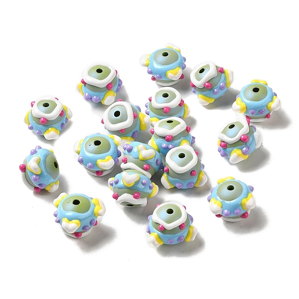 PandaHall Hand Painted Acrylic with Enamel Beads, Beige, 14.5~15.5x16.5~21.5x16~20mm, Hole: 2~2.8mm Acrylic Round Yellow
PandaHall Hand Painted Acrylic with Enamel Beads, Beige, 14.5~15.5x16.5~21.5x16~20mm, Hole: 2~2.8mm Acrylic Round Yellow