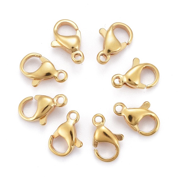 PandaHall 304 Stainless Steel Lobster Claw Clasps, Parrot Trigger Clasps, Real 24K Gold Plated, 3/8x1/4x1/8 inch(10x6x3mm), Hole: 1.2mm 304...
PandaHall 304 Stainless Steel Lobster Claw Clasps, Parrot Trigger Clasps, Real 24K Gold Plated, 3/8x1/4x1/8 inch(10x6x3mm), Hole: 1.2mm 304...