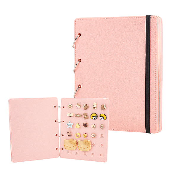 PandaHall 8 Pages Shoe Charms Organizer, Pink Felt Charm Organizer Rectangle Shoe Charm Collection Booklet for Sneakers Sandals, 10.24x8.39...
PandaHall 8 Pages Shoe Charms Organizer, Pink Felt Charm Organizer Rectangle Shoe Charm Collection Booklet for Sneakers Sandals, 10.24x8.39...