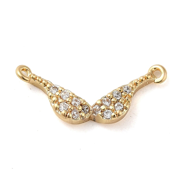 PandaHall Brass Micro Pave Cubic Zirconia Pendants, Wings, Real 18K Gold Plated, 8x18.5x3mm, Hole: 0.9mm Brass+Cubic Zirconia Wing Clear
PandaHall Brass Micro Pave Cubic Zirconia Pendants, Wings, Real 18K Gold Plated, 8x18.5x3mm, Hole: 0.9mm Brass+Cubic Zirconia Wing Clear