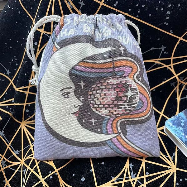 PandaHall Cloth Tarot Cards Storage Drawstring Bags, Tarot Desk Storage Holder, Rectangle, Moon, 160~165x135mm Cloth Moon
PandaHall Cloth Tarot Cards Storage Drawstring Bags, Tarot Desk Storage Holder, Rectangle, Moon, 160~165x135mm Cloth Moon