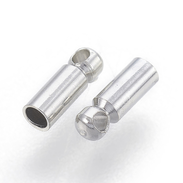 PandaHall Brass Cord Ends, End Caps, Platinum, 6x2mm, Hole: 1mm, Inner Diameter: 1.5mm Brass
PandaHall Brass Cord Ends, End Caps, Platinum, 6x2mm, Hole: 1mm, Inner Diameter: 1.5mm Brass