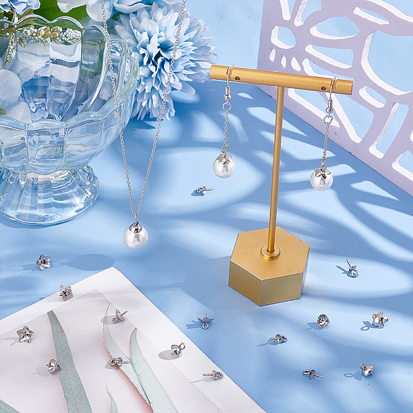 PandaHall UNICRAFTALE about 60Pcs Pendants Pinch Charm Connector Findings Pendant Bails Clasps Stainless Steel Cup Pearl Peg Bails Pin...
PandaHall UNICRAFTALE about 60Pcs Pendants Pinch Charm Connector Findings Pendant Bails Clasps Stainless Steel Cup Pearl Peg Bails Pin...