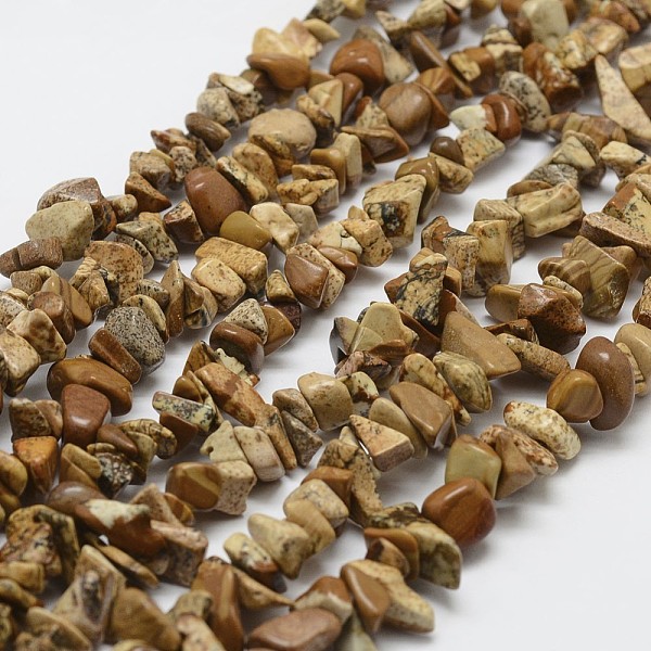 PandaHall Natural Picture Jasper Beads Strands, Chip, BurlyWood, 3~5x7~13x2~4mm, Hole: 0.4mm, 31.5 inch Picture Jasper Chip Orange
PandaHall Natural Picture Jasper Beads Strands, Chip, BurlyWood, 3~5x7~13x2~4mm, Hole: 0.4mm, 31.5 inch Picture Jasper Chip Orange