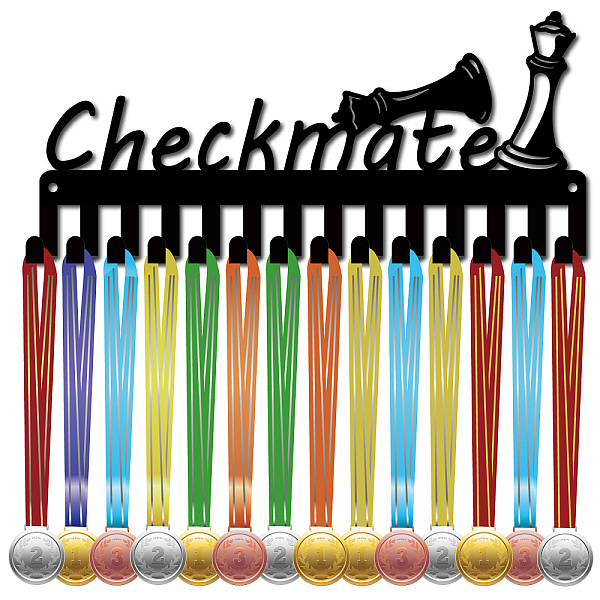PandaHall CREATCABIN Chess Medal Holder Medal Hangers Display Rack Sports Hanging Athlete Awards Iron Small Metal Wall Mount Decor with 14..., Black
PandaHall CREATCABIN Chess Medal Holder Medal Hangers Display Rack Sports Hanging Athlete Awards Iron Small Metal Wall Mount Decor with 14..., Black
