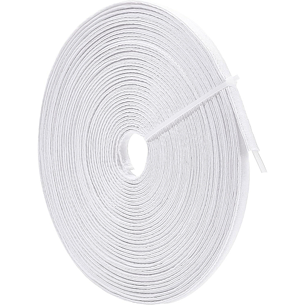 PandaHall Flat Cotton Ribbon, Garment Sewing Accessories, White, 3/8 inch(11mm), about 16.40 Yards(15m)/Roll Cotton None White
PandaHall Flat Cotton Ribbon, Garment Sewing Accessories, White, 3/8 inch(11mm), about 16.40 Yards(15m)/Roll Cotton None White