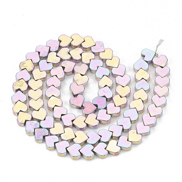PandaHall Electroplate Non-magnetic Synthetic Hematite Beads Strands, Heart, Rainbow Plated, 6x6x2.5mm, Hole: 1mm, about 83pcs/strand, 15.7...
PandaHall Electroplate Non-magnetic Synthetic Hematite Beads Strands, Heart, Rainbow Plated, 6x6x2.5mm, Hole: 1mm, about 83pcs/strand, 15.7...