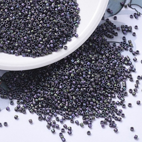 PandaHall MIYUKI Delica Beads Small, Cylinder, Japanese Seed Beads, 15/0, (DBS1053) Matte Metallic Plum Emerald Gold Iris, 1.1x1.3mm, Hole..., Purple
PandaHall MIYUKI Delica Beads Small, Cylinder, Japanese Seed Beads, 15/0, (DBS1053) Matte Metallic Plum Emerald Gold Iris, 1.1x1.3mm, Hole..., Purple