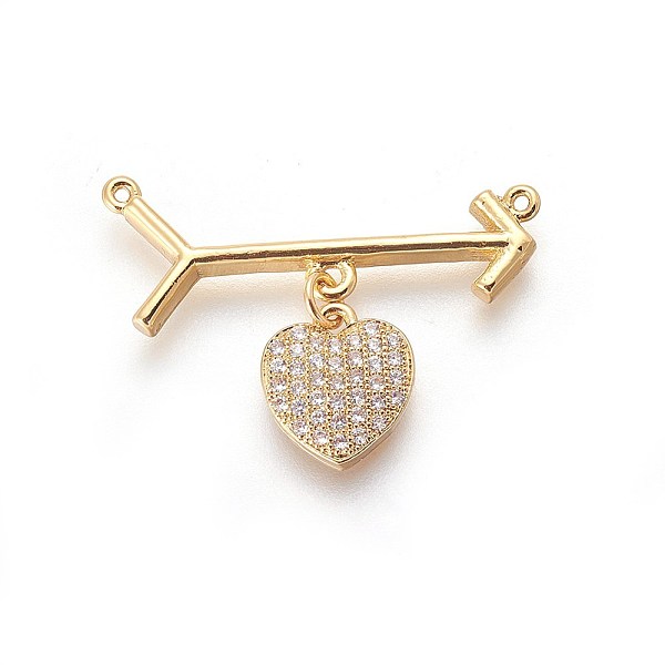PandaHall Brass Micro Pave Cubic Zirconia Pendants, Heart & Arrow, Clear, Golden, 22mm, Hole: 0.8mm Brass+Cubic Zirconia Heart Clear
PandaHall Brass Micro Pave Cubic Zirconia Pendants, Heart & Arrow, Clear, Golden, 22mm, Hole: 0.8mm Brass+Cubic Zirconia Heart Clear