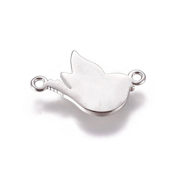 PandaHall Brass Enamel Links connectors, with Shell Chips, Bird, Platinum, 24.5x17x2.5mm, Hole: 2mm Brass+Enamel Bird White
PandaHall Brass Enamel Links connectors, with Shell Chips, Bird, Platinum, 24.5x17x2.5mm, Hole: 2mm Brass+Enamel Bird White