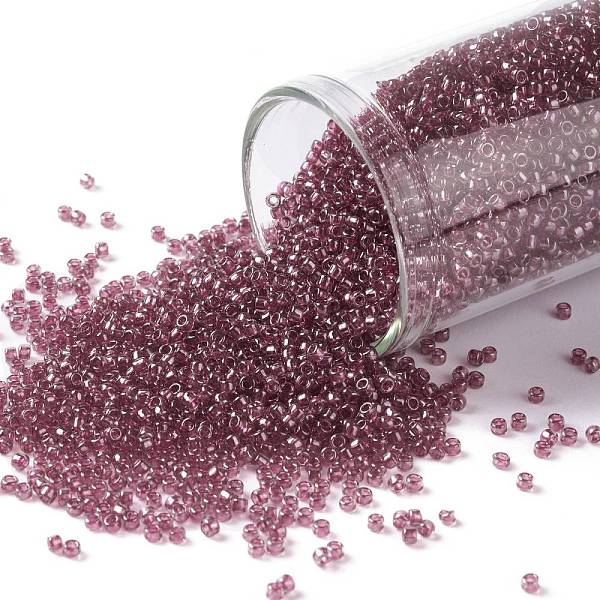 PandaHall TOHO Round Seed Beads, Japanese Seed Beads, (356) Inside Color Light Amethyst/Fuscia Lined, 15/0, 1.5mm, Hole: 0.7mm, about..., Purple
PandaHall TOHO Round Seed Beads, Japanese Seed Beads, (356) Inside Color Light Amethyst/Fuscia Lined, 15/0, 1.5mm, Hole: 0.7mm, about..., Purple