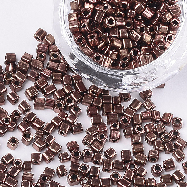 PandaHall Electroplate Opaque Glass Cube Beads, Coconut Brown, 3~6x2~2.5x2~2.5mm, Hole: 1mm, about 15000pcs/bag Glass Cube Brown
PandaHall Electroplate Opaque Glass Cube Beads, Coconut Brown, 3~6x2~2.5x2~2.5mm, Hole: 1mm, about 15000pcs/bag Glass Cube Brown