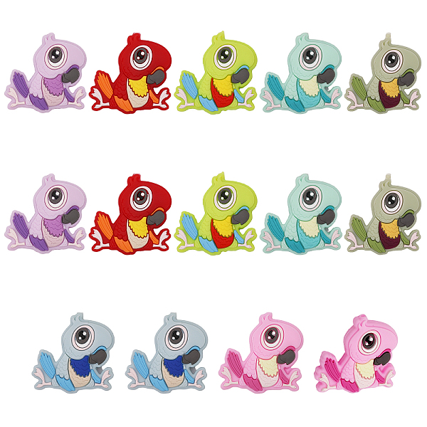 PandaHall CHGCRAFT 14Pcs 7Colors Parrot Shape Silicone Beads for DIY Necklaces Bracelet Keychain Making Handmade Crafts, Mixed Color..., Multicolor
PandaHall CHGCRAFT 14Pcs 7Colors Parrot Shape Silicone Beads for DIY Necklaces Bracelet Keychain Making Handmade Crafts, Mixed Color..., Multicolor