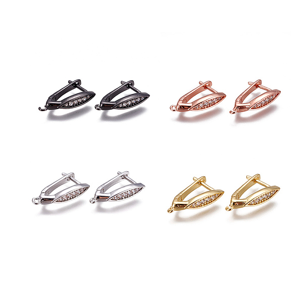 PandaHall Brass Hoop Earring Findings, with Micro Pave Cubic Zirconia and Loop, Clear, Mixed Color, 20.5x11x4.5mm, Hole: 1.2mm, Pin: 1mm...
PandaHall Brass Hoop Earring Findings, with Micro Pave Cubic Zirconia and Loop, Clear, Mixed Color, 20.5x11x4.5mm, Hole: 1.2mm, Pin: 1mm...