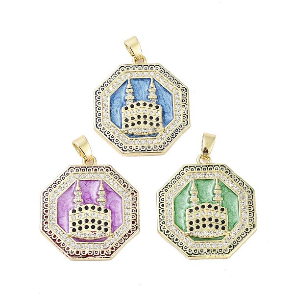 PandaHall Rack Plating Brass Micro Pave Clear Cubic Zirconia Pendants, with Enamel, Long-Lasting Plated, Lead Free & Cadmium Free, Hexagon &..., Multicolor
PandaHall Rack Plating Brass Micro Pave Clear Cubic Zirconia Pendants, with Enamel, Long-Lasting Plated, Lead Free & Cadmium Free, Hexagon &..., Multicolor