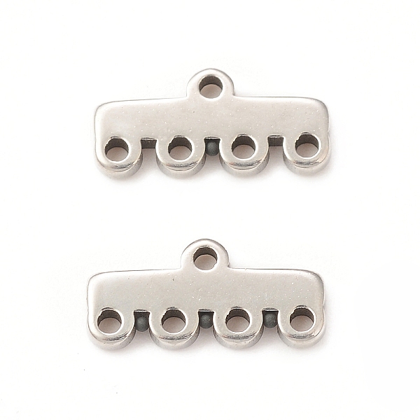 PandaHall 304 Stainless Steel Chandelier Component Links, 5-Loop Connector, Rectangle, Stainless Steel Color, 5x11.5x1.5mm, Hole: 1mm 304...
PandaHall 304 Stainless Steel Chandelier Component Links, 5-Loop Connector, Rectangle, Stainless Steel Color, 5x11.5x1.5mm, Hole: 1mm 304...