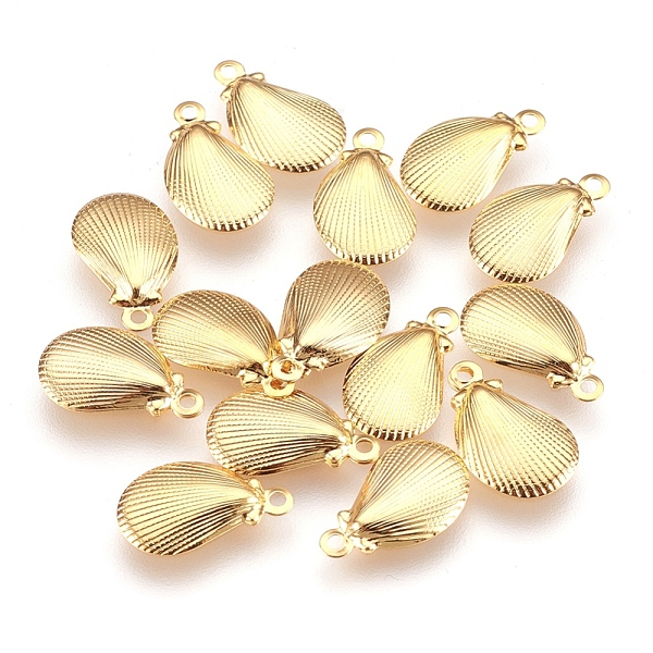 PandaHall 304 Stainless Steel Pendants, Shell, Golden, 12x7.5x1mm, Hole: 1mm 304 Stainless Steel Shell Shape
PandaHall 304 Stainless Steel Pendants, Shell, Golden, 12x7.5x1mm, Hole: 1mm 304 Stainless Steel Shell Shape