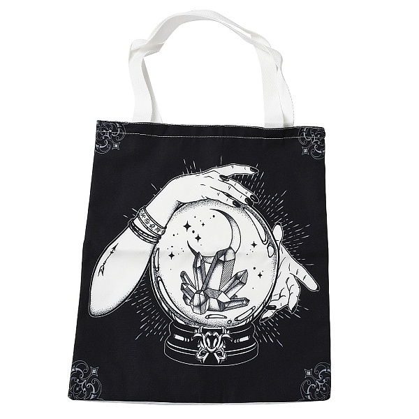 PandaHall Canvas Tote Bags, Reusable Polycotton Canvas Bags, for Shopping, Crafts, Gifts, Crystal Ball & Hand, Round, 59cm Polycotton Round..., Black
PandaHall Canvas Tote Bags, Reusable Polycotton Canvas Bags, for Shopping, Crafts, Gifts, Crystal Ball & Hand, Round, 59cm Polycotton Round..., Black