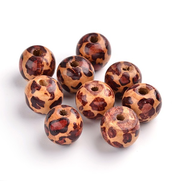 PandaHall Printed Natural Wood Beads, Round, Coconut Brown, 20x18mm, Hole: 4~5mm, about 458pcs/1000g Wood Round Brown
PandaHall Printed Natural Wood Beads, Round, Coconut Brown, 20x18mm, Hole: 4~5mm, about 458pcs/1000g Wood Round Brown