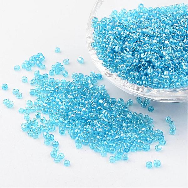PandaHall Round Glass Seed Beads, Trans. Colours Lustered, Light Cyan, Size: about 2mm in diameter, hole: 1mm, about 3306pcs/50g Glass Cyan
PandaHall Round Glass Seed Beads, Trans. Colours Lustered, Light Cyan, Size: about 2mm in diameter, hole: 1mm, about 3306pcs/50g Glass Cyan